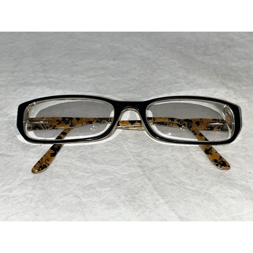Jill Stuart JS 239-2.‎ 53-16-135 Black/Brown Full Rim Eyeglasses Frames Only